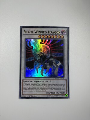 Yugioh Card - Black Winged Dragon - LC5D-EN135 1ST EDITION-image