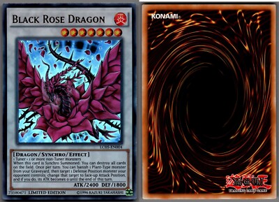 LC05-EN004 Yugioh, Black Rose Dragon, Holo Ultra Rare-image