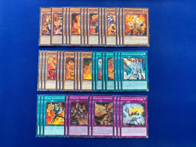 Yu-Gi-Oh! GX - Axel Brodie's Complete Volcanic & Blaze Accelerator Deck-image