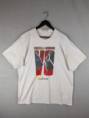 Godzilla Vs Kong T-shirt size XL movie promo Carl's Jr 2021-image