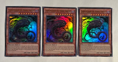 3X Jormungardr the Nordic Serpent LC05-EN001 - Ultra Rare Yugioh! Holo-image