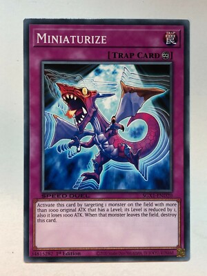 Yu-Gi-Oh! Speed Duel GX: Duel Academy Miniaturize SGX1-END20 NM/M-image