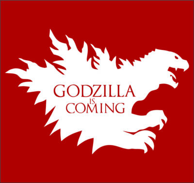 Godzilla Is Coming Custom T-Shirt Design By TEEIMP.COM-image