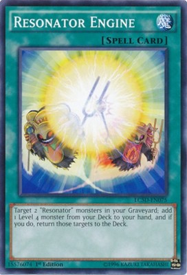 Resonator Engine - LC5D-EN075 - Common - 1st Edition Near Mint Legendary Collect-image