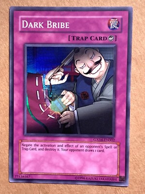 yugioh GX04-EN002 DARK BRIBE Super Rare North American ENGLISH NM-image