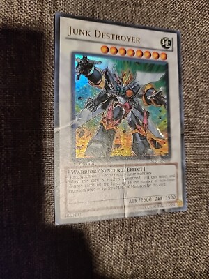 Yu-Gi-Oh! 1st Edition Junk Destroyer #5DS3-EN039 Hp-image