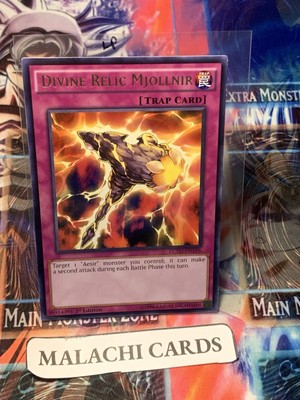 Yugioh x1 Divine Relic Mjolinir (Rare 1st Ed LC5D-EN196) (Light Play!)-image