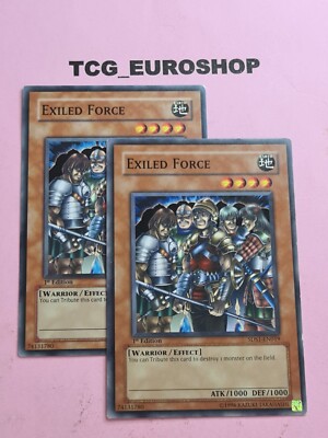 EXILED FORCE (×2) ● YUGIOH ● 5DS1 ● COMMON ● 1St EDITION ● LP/NM #136-image