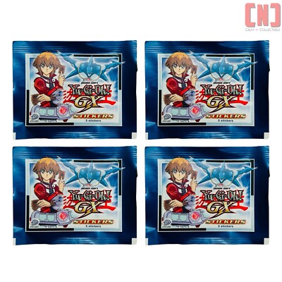 Yu-Gi-Oh! GX Sealed Sticker Booster Packs Bundle Lot 2008 YuGiOh New Upper Deck-image