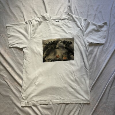 Uniqlo Graphic Tee T-shirt Godzilla Vs Kong Japan XL-image