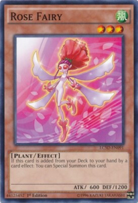 Yugioh! LP Rose Fairy - LC5D-EN091 - Common - 1st Edition Lightly Played, Englis-image