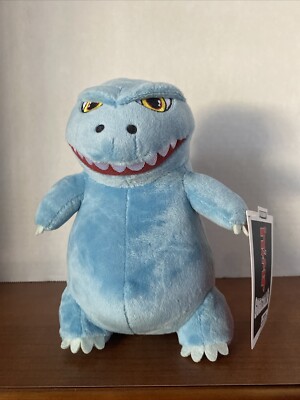 Godzilla Phunny Soft Plush 8” Blue Kaiju Gojira Toho Dinosaur Kidrobot -image