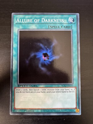 Yugioh! Allure of Darkness x3 Common SGX3-EN130 1st Ed NM-image