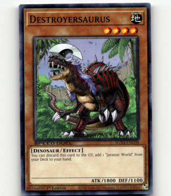 Yugioh Destroyersaurus - Speed Duel GX: Midterm Destruction-image