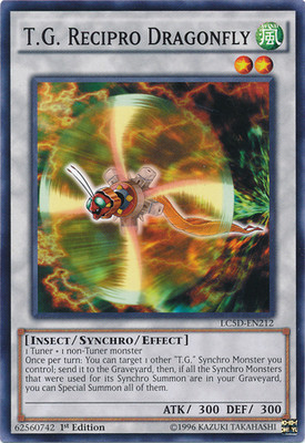 T.G. Recipro Dragonfly - LC5D-EN212 - Common - 1st Edition Near Mint Legendary C-image