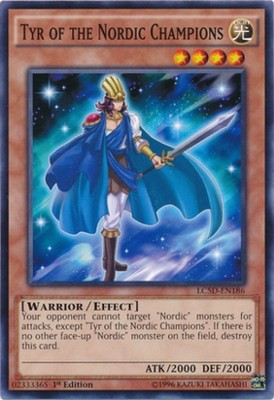 Tyr of the Nordic Champions - LC5D-EN186 - Common - 1st Edition Lightly Played L-image