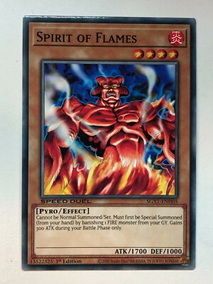 Yu-Gi-Oh! Speed Duel GX: Duel Academy Spirit of Flames SGX1-ENH05 NM/M-image