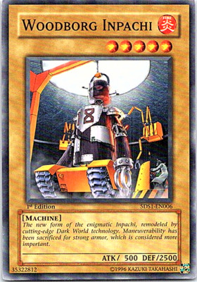 Woodborg Inpachi 5DS1-EN006 Yu-Gi-Oh! Light Play 1st Edition -image