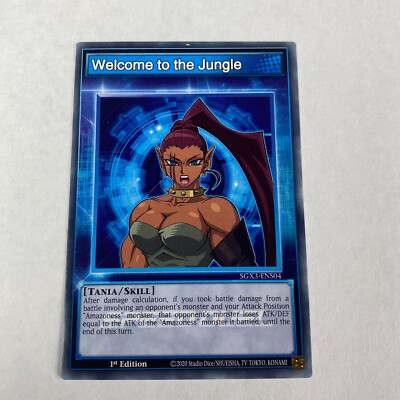 Yugioh Welcome To The Jungle sgx3-ens04 Speed Duel GX Duelists of Shadows Common-image