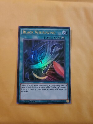 Yugioh!  Black Whirlwind - LC5D-EN138 - Ultra Rare - 1st Edition LP-image
