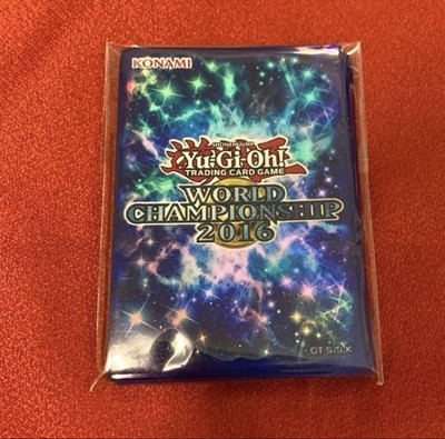 Yu-Gi-Oh! World Championship 2016 Limited Edition 20 Sleeves Unused Card Protect-image