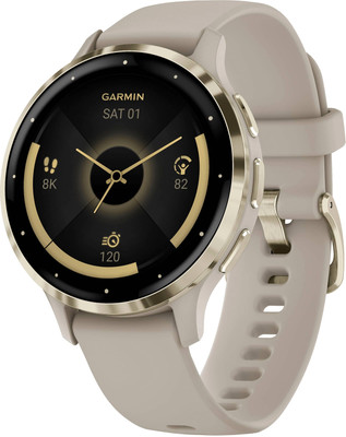 Garmin - Venu 3S GPS Smartwatch 41 mm Fiber-reinforced polymer - Stainless St...-image