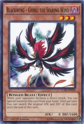 Blackwing - Ghibli the Searing Wind - LC5D-EN120 - Common - 1st Edition Near Min-image