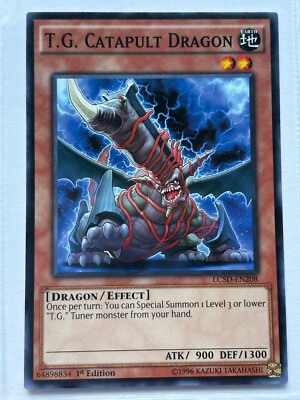 Yu-Gi-Oh T.G. Catapult Dragon LC5D-EN208 Common 1st Edition NM-image