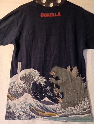 Godzilla T-shirt MENS XXL TOHO RARE Japanese Monster EXCELLENT CONDITION FAST SH-image