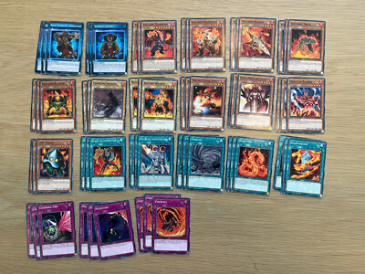 🔥 VOLCANIC DECK 63 CARDS+BONUS PLAYMAT-SGX1-SPEED DUEL GX-NM/MINT- YUGIOH-1st-image