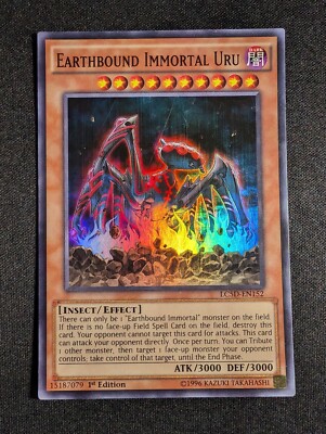 Yugioh - Earthbound Immortal Uru LC5D-EN152 1st Edition Super Rare LP-image