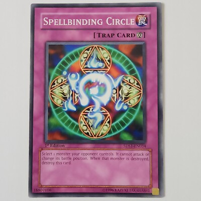 Spellbinding Circle - 5DS1-EN034 - LP+ - Common - 1st ed - Yugioh-image