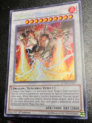Yugioh Trident Dragion Secret Rare 1st Ed NMLegendary Collection 5D's LC5D-EN237-image