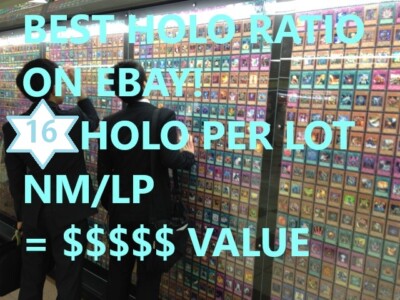100x CARD LOT Guaranteed 16 HOLO PER LOT : RARE, SUPER, UR, SEC, NM - YUGIOH A+ -image