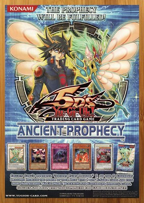 2009 Yu-Gi-Oh! 5D's TCG Ancient Prophecy Print Ad/Poster Official Card Game Art-image
