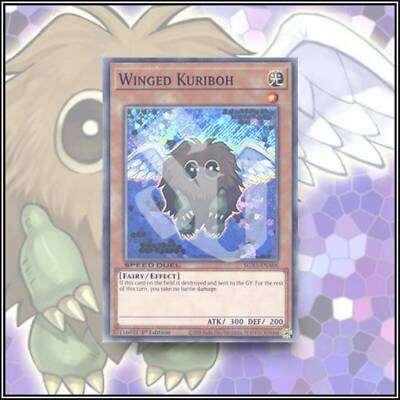 YuGiOh WINGED KURIBOH | JADEN'S DECK ▪️ SECRET RARE ▪️ 1ST EDITION 💎-image