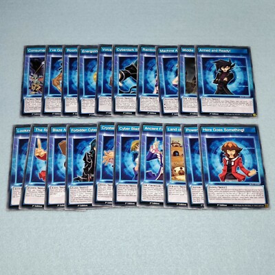 Yugioh Speed Duel GX Duel Academy Box 20 Card 1st Edition Skill Card Set NM SGX1-image