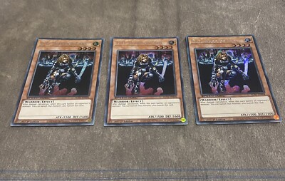 🔥3x Yugioh D.D. WARRIOR LADY SECRET RARE SGX1-ENE04 NM PLAYSET SPEED DUEL NM-image