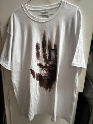 Godzilla x Kong the new empire Kong White Shirt XL Hot Topic NWT-image