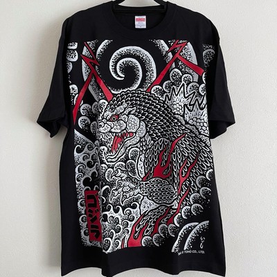 Godzilla T-shirt XL size Izumonster soft vinyl-image