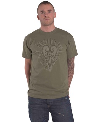 Gojira T Shirt Fortitude Heart Band Logo new Official Mens Dust-image