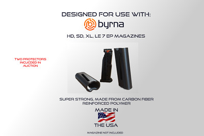2x Byrna Magazine Protector- Byrna HD, SD,  XL, LE,EP - Carbon Fiber Polymer-image