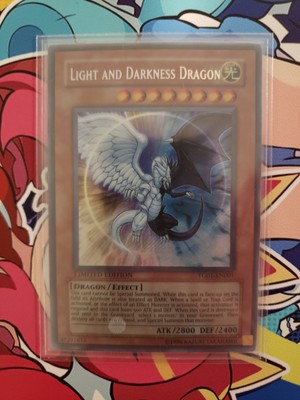 Yugioh Light and Darkness Dragon YG01-EN001 Secret Rare Manga Promo Card MP-image
