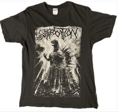 Suffocation Godzilla Tour 2019 T-Shirt Farewell Frank Japan Metal-image