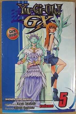 Yu-Gi-Oh Yugioh! GX Manga Vol 5 English Graphic Novel NEW With Card, Sealed -image