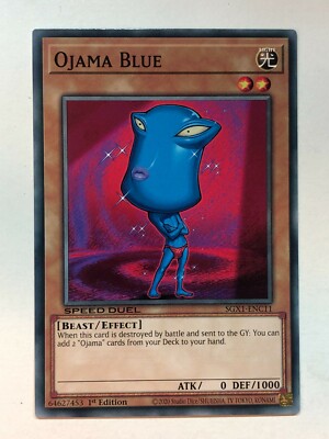 Yu-Gi-Oh! Speed Duel GX: Duel Academy Ojama Blue SGX1-ENC11 NM/M-image