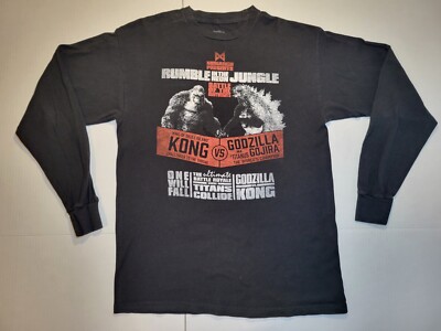 King Kong Vs Godzilla Rumble In The Jungle Shirt Mens M Monarch Titans Collide.-image