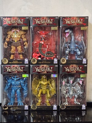 Yu-Gi-Oh PhatMojo Series 1 Set of 6 Figures NIB Limited Edition Exclusive Card-image