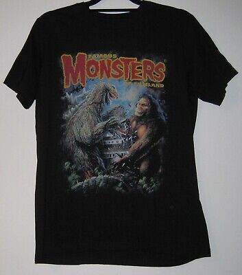 Famous Monsters of Filmland T-Shirt - Godzilla vs King Kong - NEW - size SMALL-image