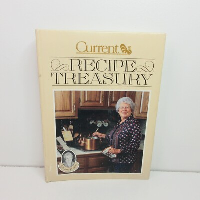 Current Recipe Treasury by Miriam B. Loo (1982, Leather Bound Spiral)-image